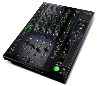 Denon DJ VL12 Prime Turntables with X1800 Prime Mixer - ProSound and Stage Lighting