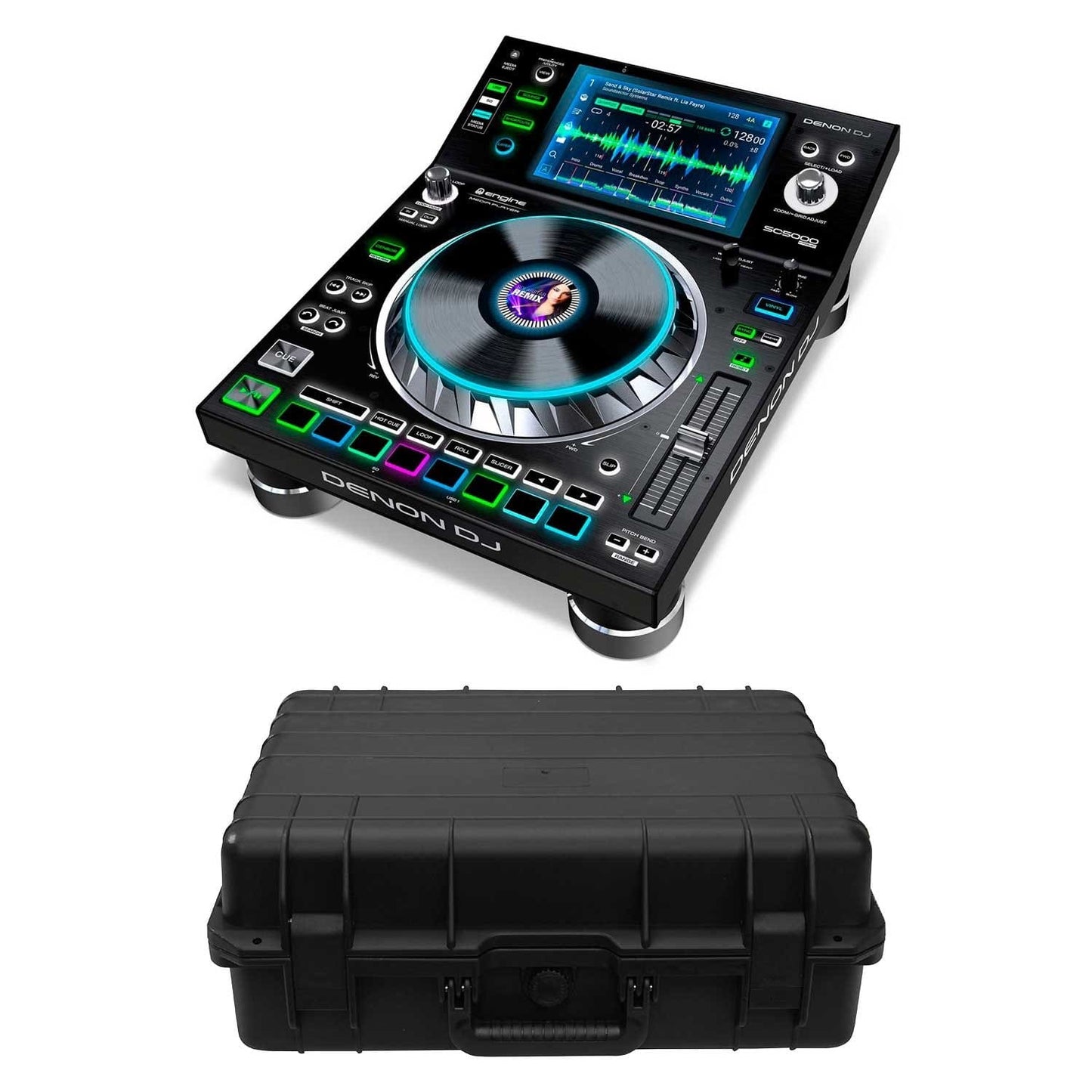 Denon DJ SC5000 Prime DJ Media Player with Case - ProSound and Stage Lighting