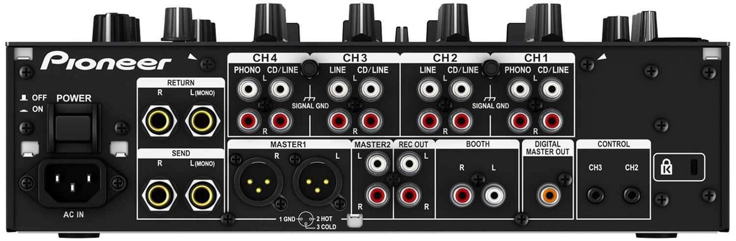 Pioneer DJM-700-K DJ Mixer & Odyssey Glide Case - ProSound and Stage Lighting