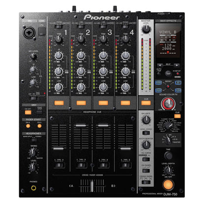 Pioneer DJM-750 DJ Mixer with PLX-500 Turntables (x2) - ProSound and Stage Lighting