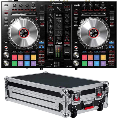 Pioneer DDJ-SR2 Serato DJ Controller & Gator Road Case with Wheels - ProSound and Stage Lighting