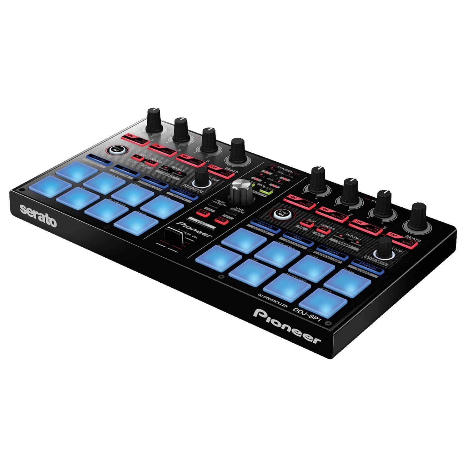 Pioneer DDJ-SP1 Serato DJ Sub Controller with Decksaver Cover - ProSound and Stage Lighting