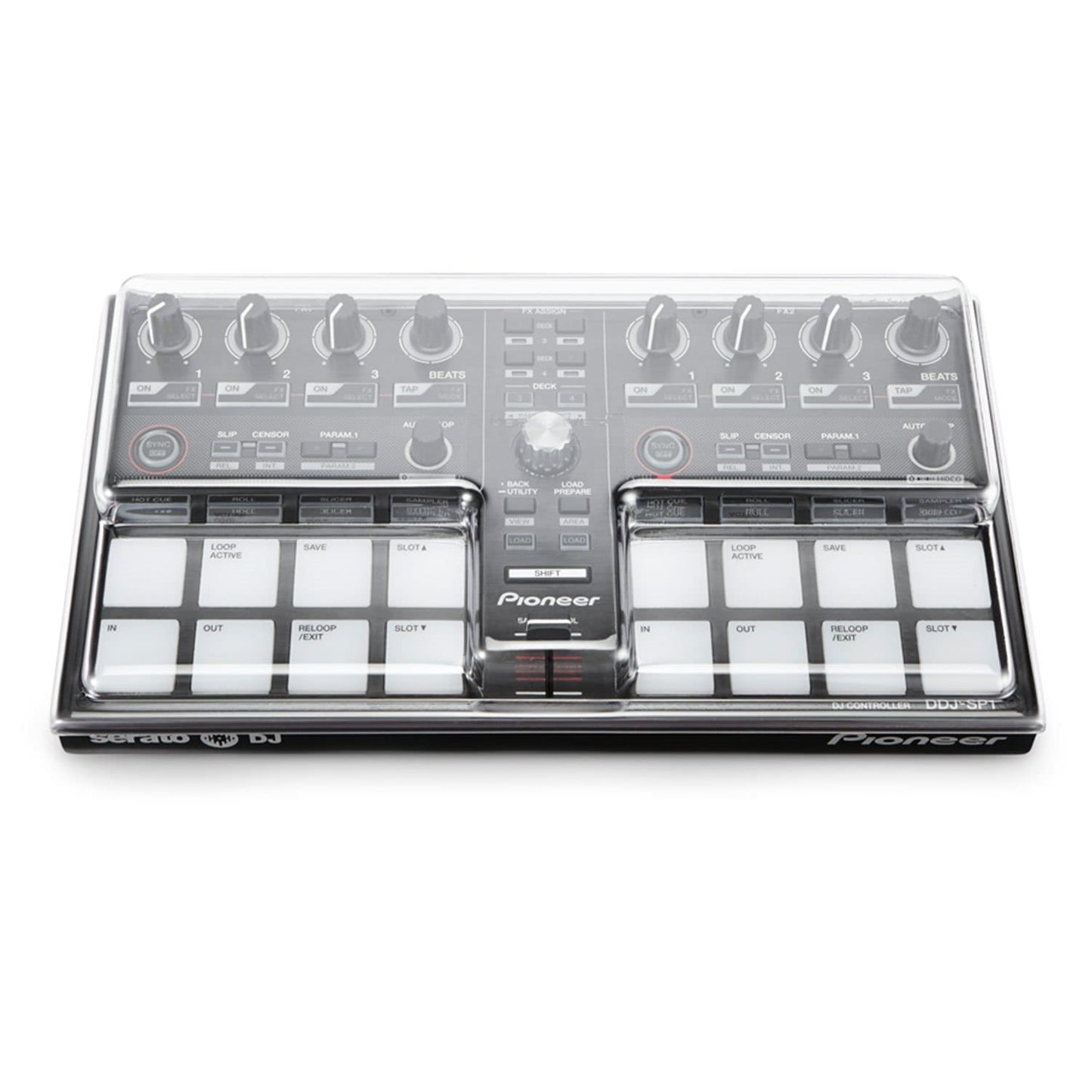 Pioneer DDJ-SP1 Serato DJ Sub Controller with Decksaver Cover - ProSound and Stage Lighting