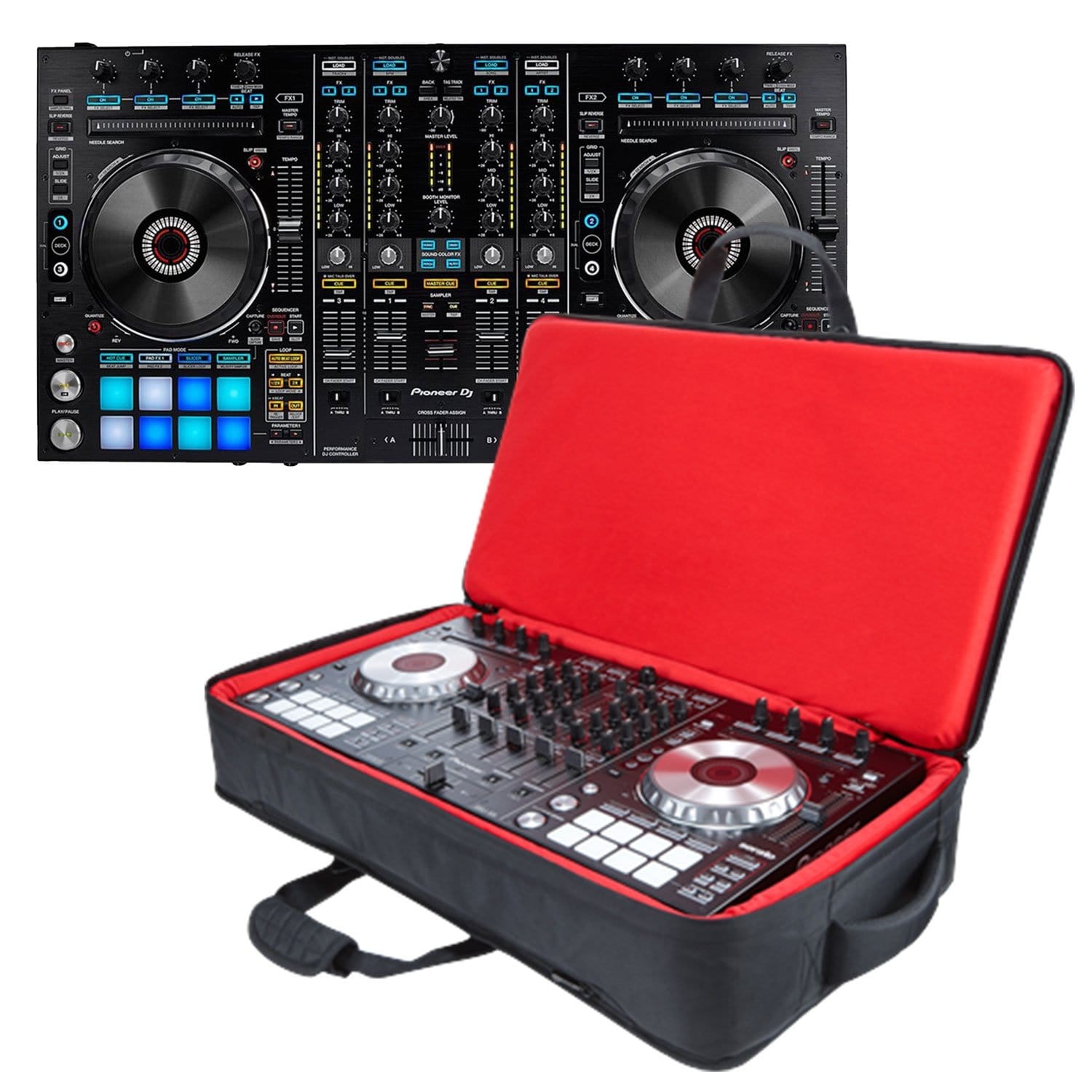 Pioneer DJ DDJ-RX rekordbox DJ Controller and Bag