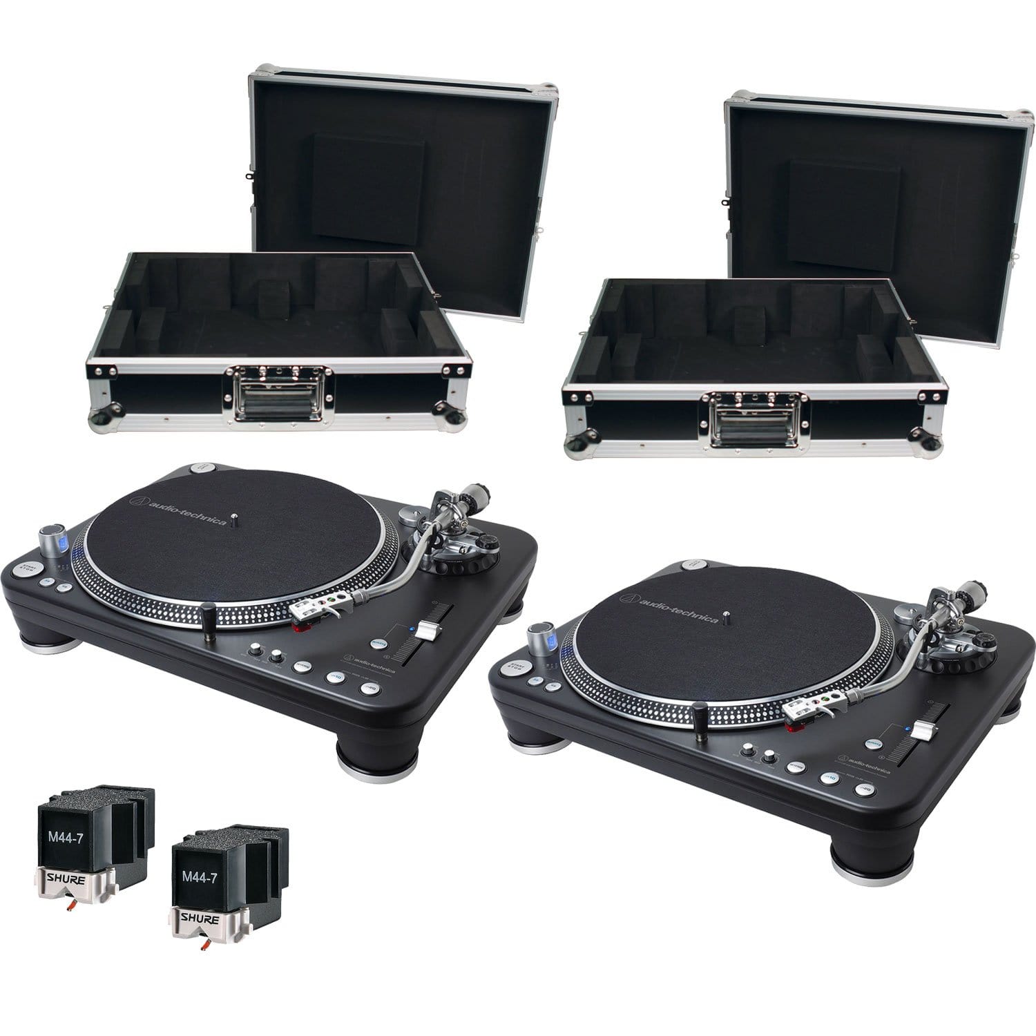 Audio Technica Turntables with Cases & Cartridges - ProSound and Stage Lighting