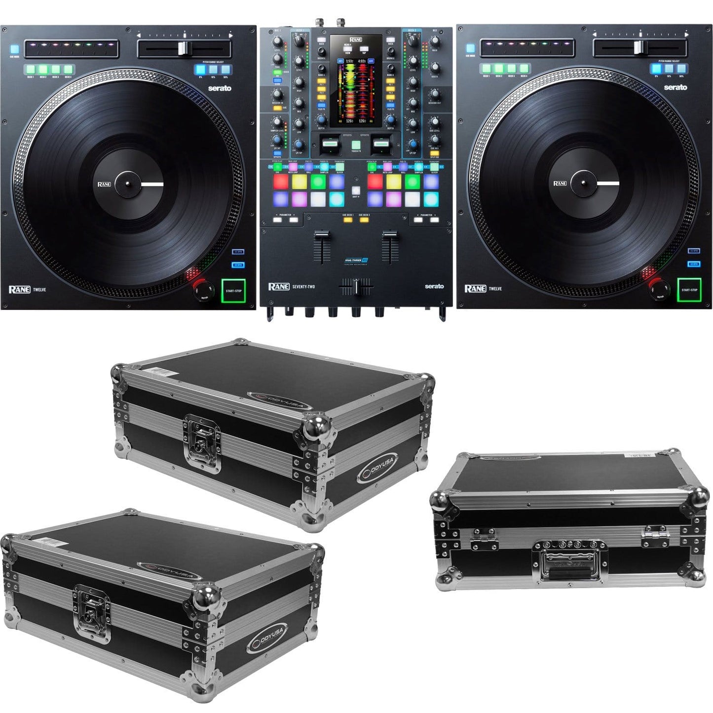 RANE Seventy Two & Twelve Odyssey Case Bundle - ProSound and Stage Lighting