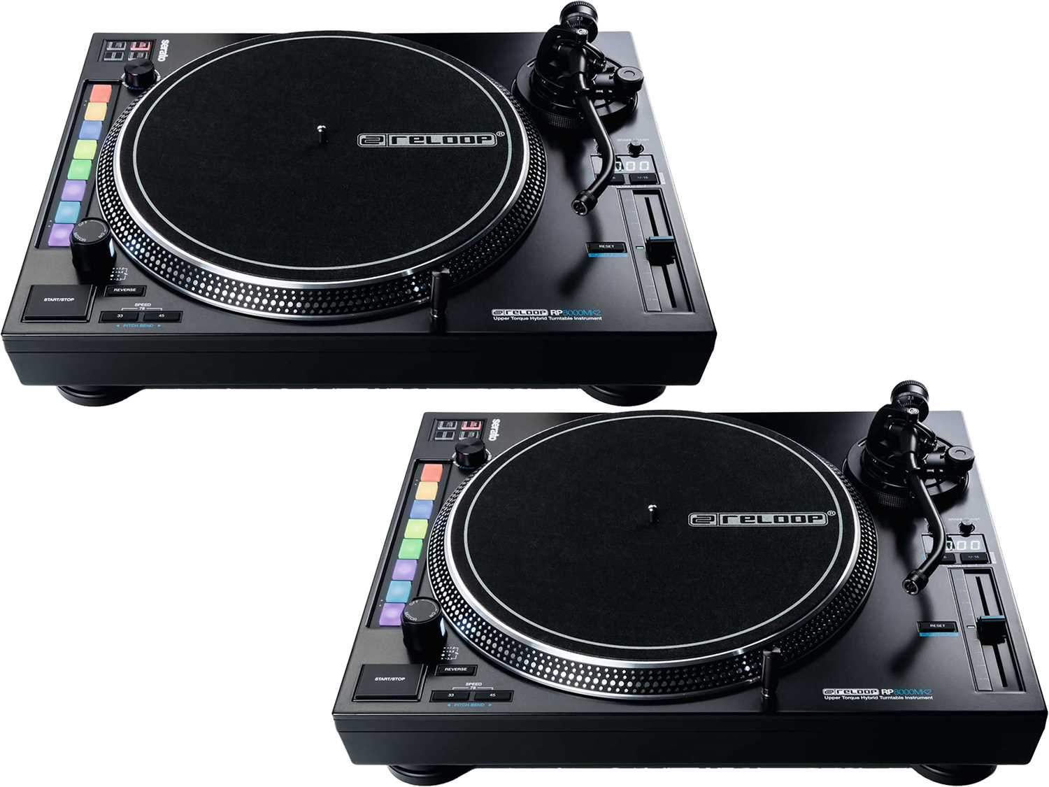 Reloop RP-8000 MK2 Serato Turntable Pair - ProSound and Stage Lighting