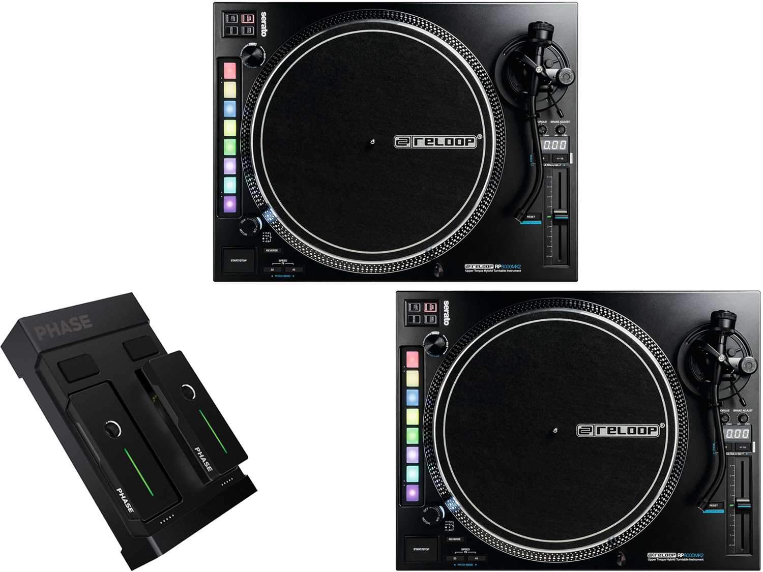 Denon DJ VL12 Prime Turntable with DS1 Serato DJ DVS