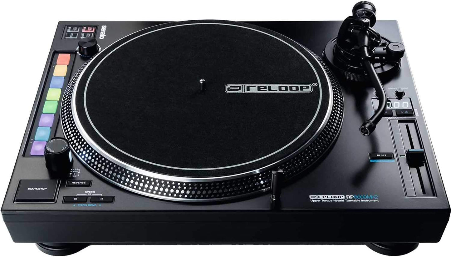 Reloop RP-8000 MK2 DJ Turntables with Phase DVS - ProSound and Stage Lighting