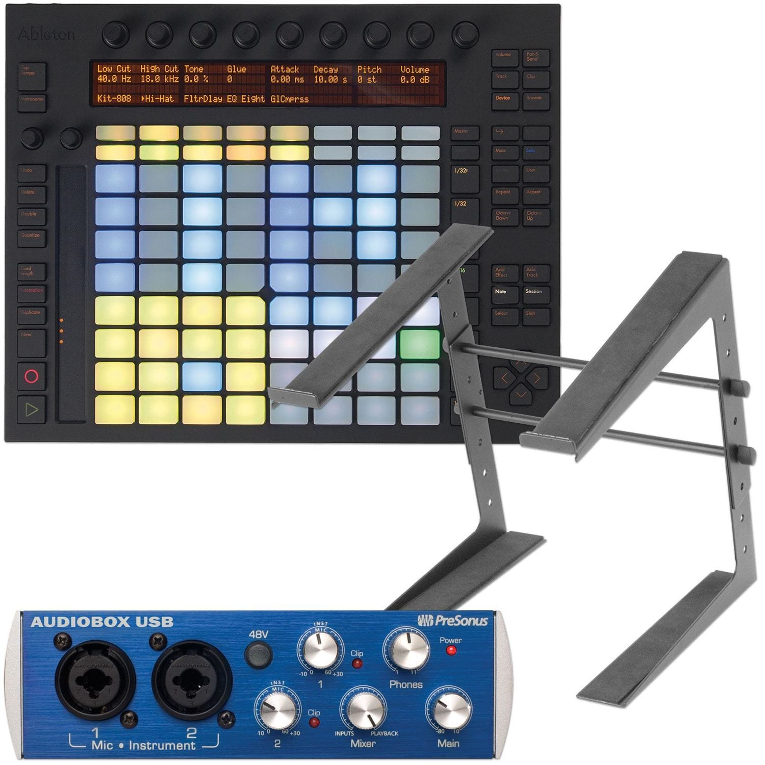 PUSH Controller AUDIOBOXUSB And Laptop Stand Pak - ProSound and Stage Lighting