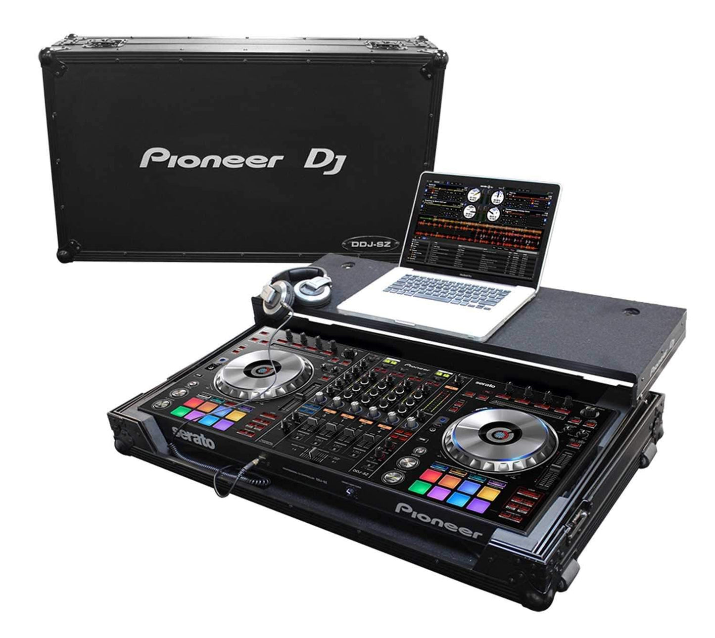 Pioneer DDJ-SZ DJ Controller Road Case with Laptop Tray - ProSound and Stage Lighting