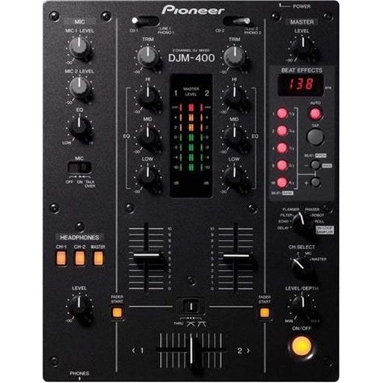 Pioneer DJ DJM-400 2 Channel DJ Mixer with Effects