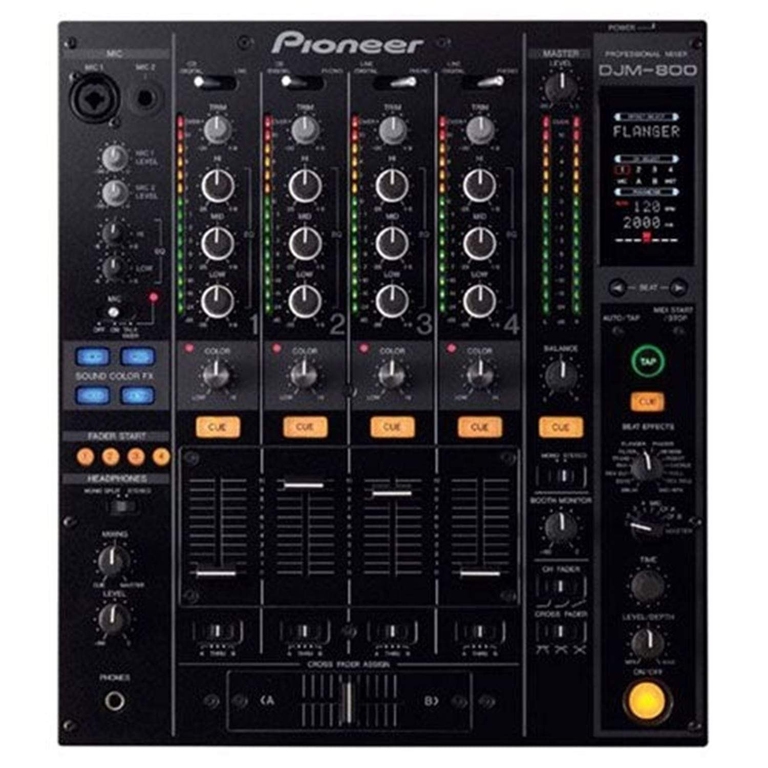 Pioneer DJM-800 4 Channel DJ Mixer with Midi - ProSound and Stage Lighting