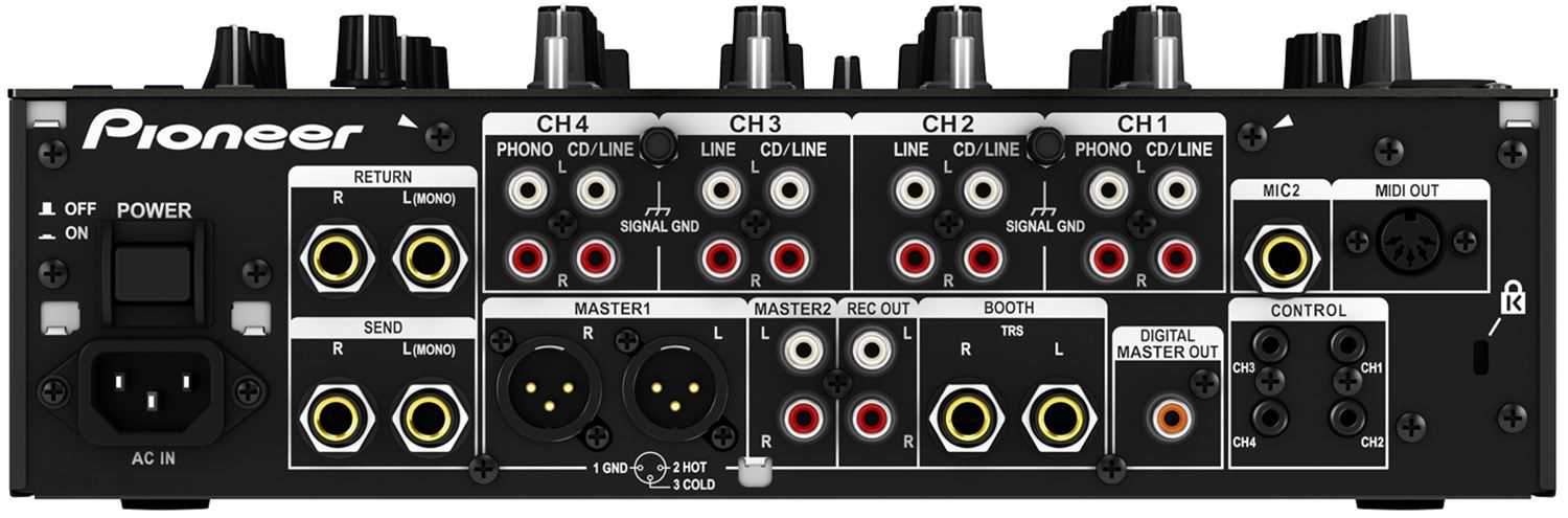 Pioneer DJ DJM-850-K 4 Channel DJ Mixer with FX