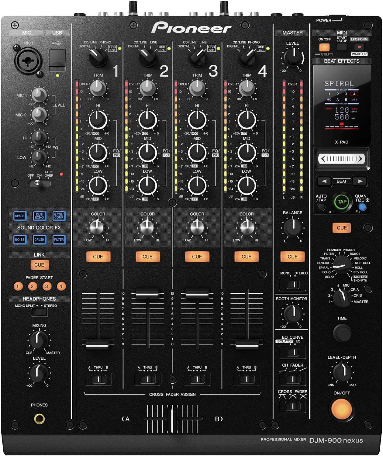 Pioneer DJ DJM-900 Nexus 4 Ch Professional DJ Mixer