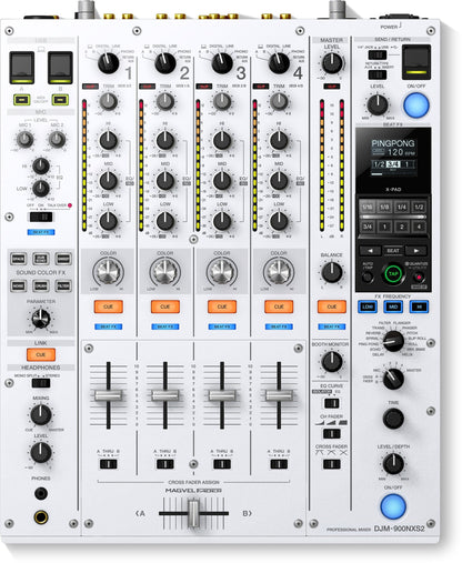 Pioneer DJM-900NXS2 4-Channel 12-Inch DJ Mixer - White - PSSL ProSound and Stage Lighting