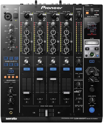 Pioneer DJM-900SRT 4 Ch 12 in Serato DJ Mixer - ProSound and Stage Lighting