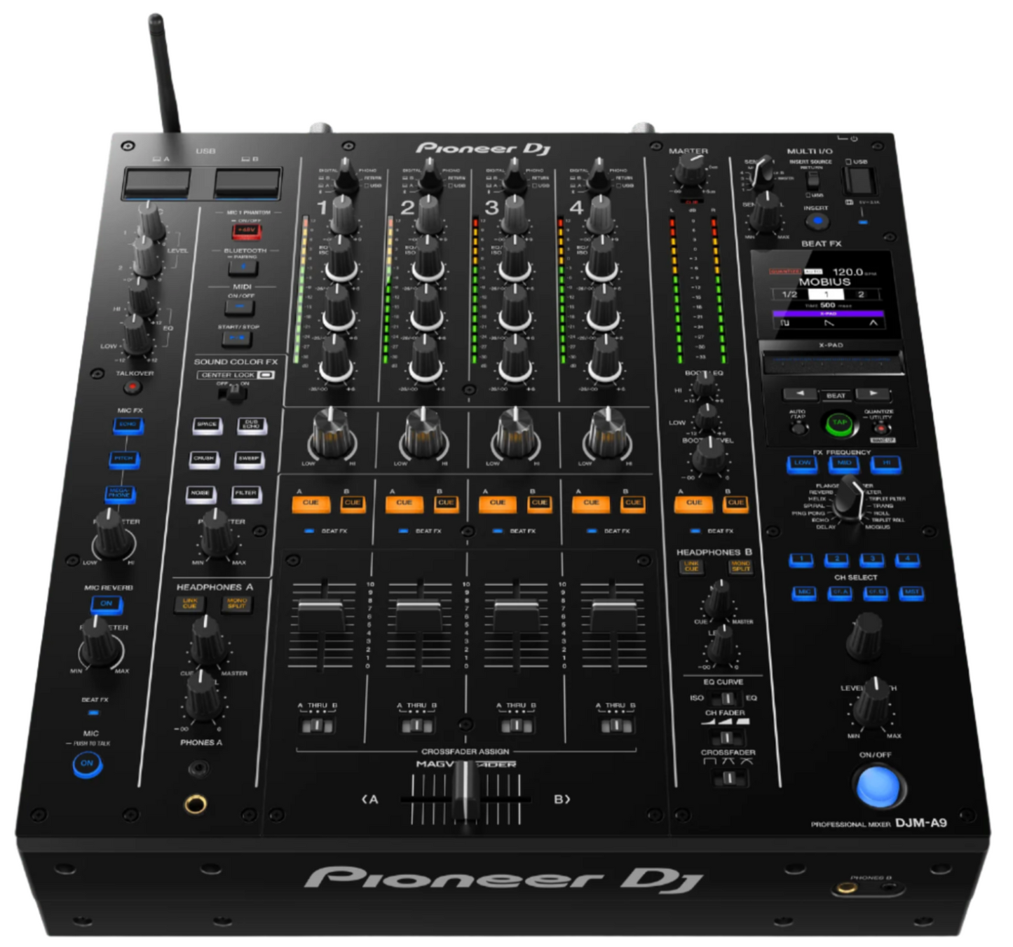 Pioneer DJ DJM A9 4-Channel Professional DJ Mixer – Solotech Pioneer DJ DJM A9 4-Channel Professional DJ Mixer – Solotech