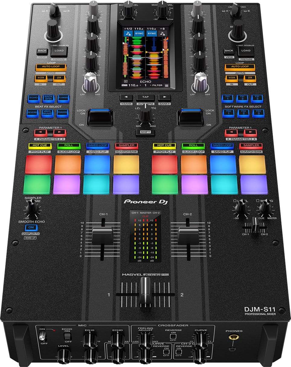 Pioneer DJ DJM-S11-SE 2-Channel DJ Mixer for Serato - ProSound and Stage Lighting