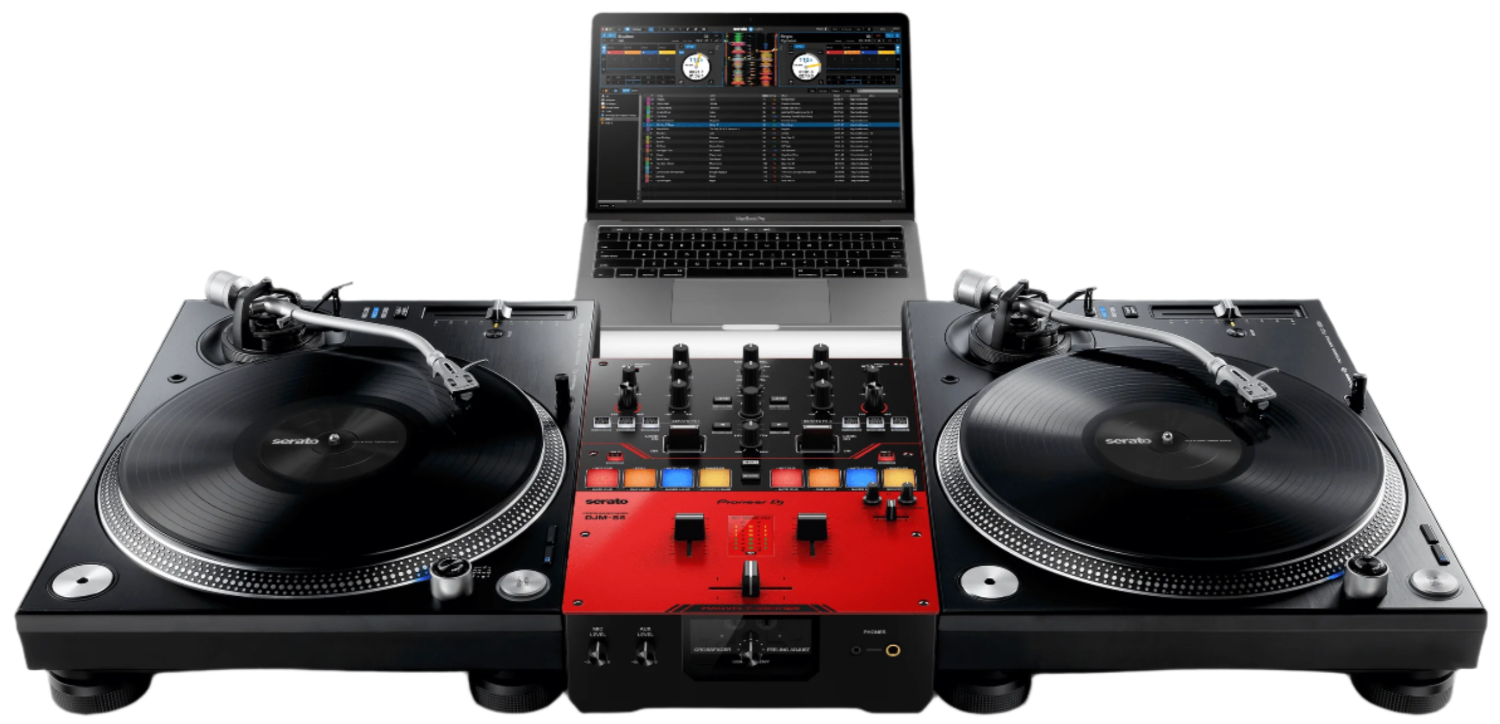 Pioneer DJ DJM-S5 Scratch Style Two-Channel DJ Mixer for Serato DJ Pro Pioneer DJ DJM-S5 Scratch Style Two-Channel DJ Mixer for Serato DJ Pro