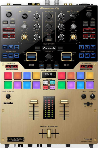 Pioneer DJM-S9 Limited Edition Gold DJ Mixer - ProSound and Stage Lighting