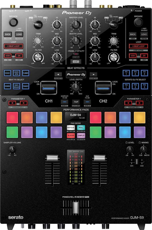 Pioneer DJM-S9 2-Channel DJ Mixer for Serato DJ - ProSound and Stage Lighting