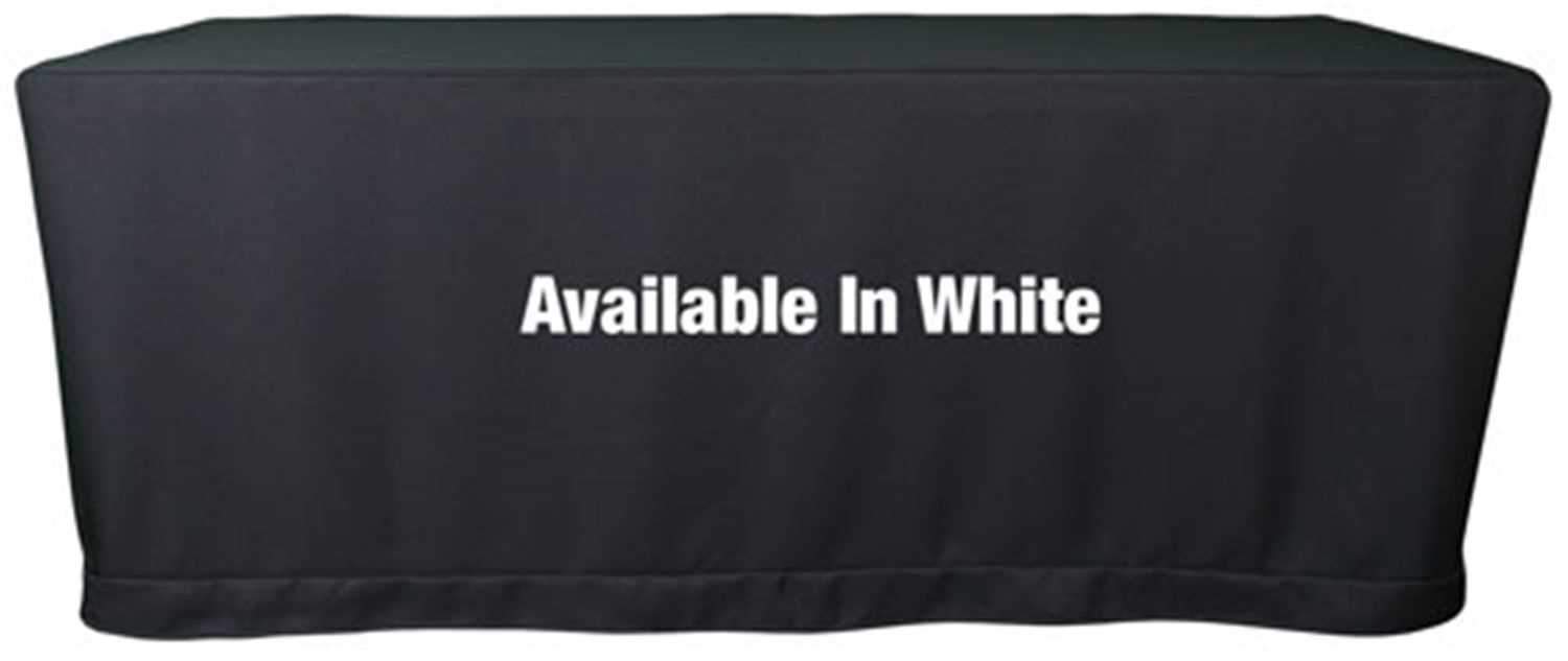 DJ Skirts DJSTJ4W 4Ft Table Jacket (White) - ProSound and Stage Lighting