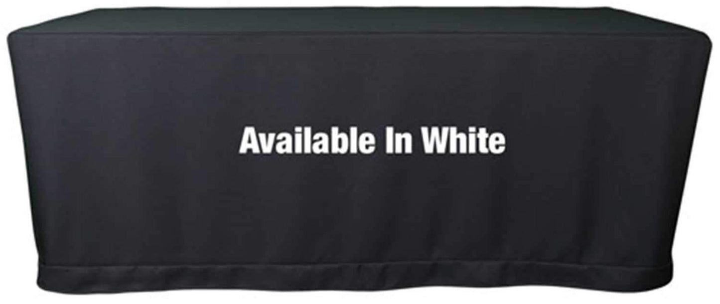 DJ Skirts DJSTJ6W 6Ft Table Jacket (White) - ProSound and Stage Lighting