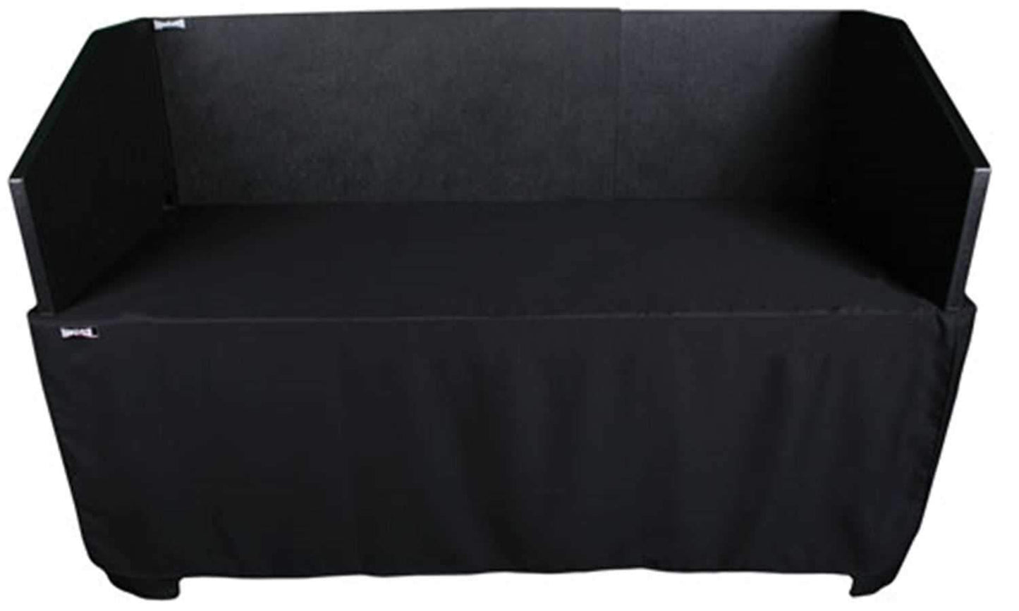 DJ Skirts DJSTPPRBB Black Table Topper - ProSound and Stage Lighting