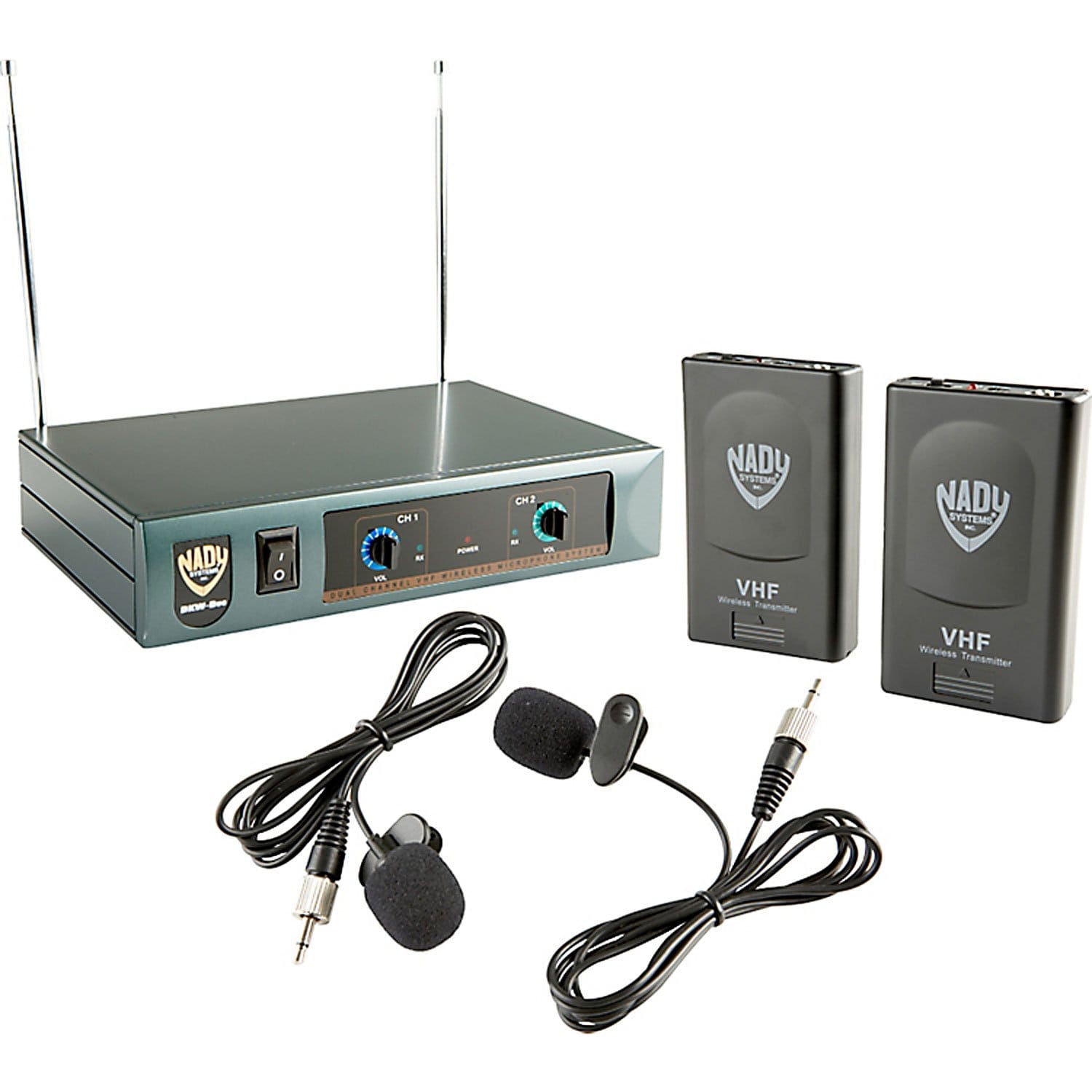 Nady DKWDUOLTO Lavalier Wireless Mic System VHF - ProSound and Stage Lighting