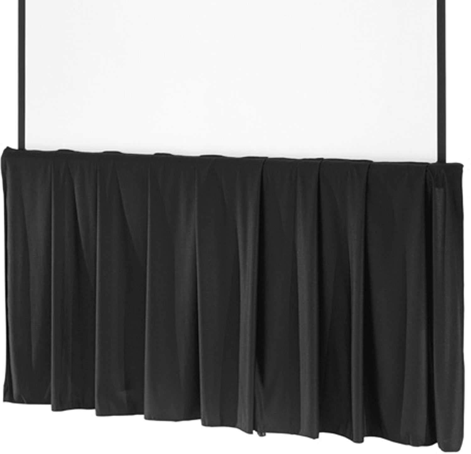 Dalite 80568 Black Tripod Skirt - 96 Inch - ProSound and Stage Lighting