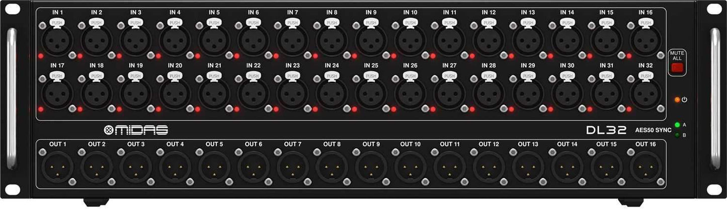 Midas DL32 32-Input 16-Output Digital Stage Box - ProSound and Stage Lighting