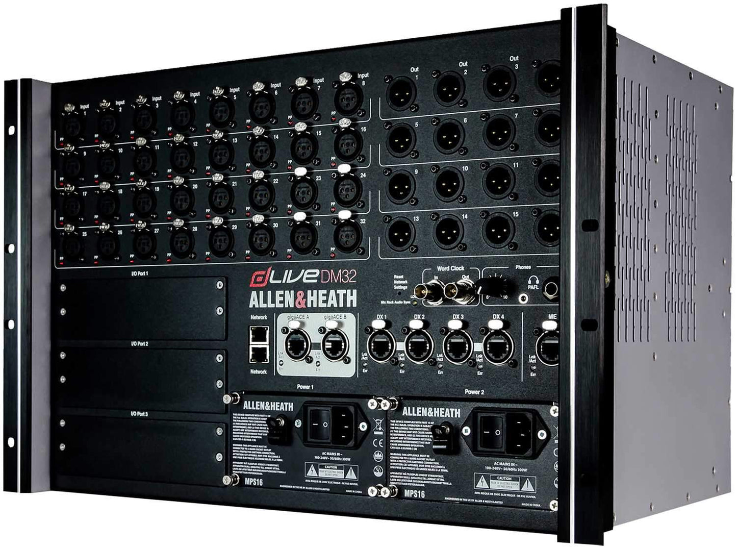 Allen & Heath DM32 dLive S Class MixRack Mixer - ProSound and Stage Lighting