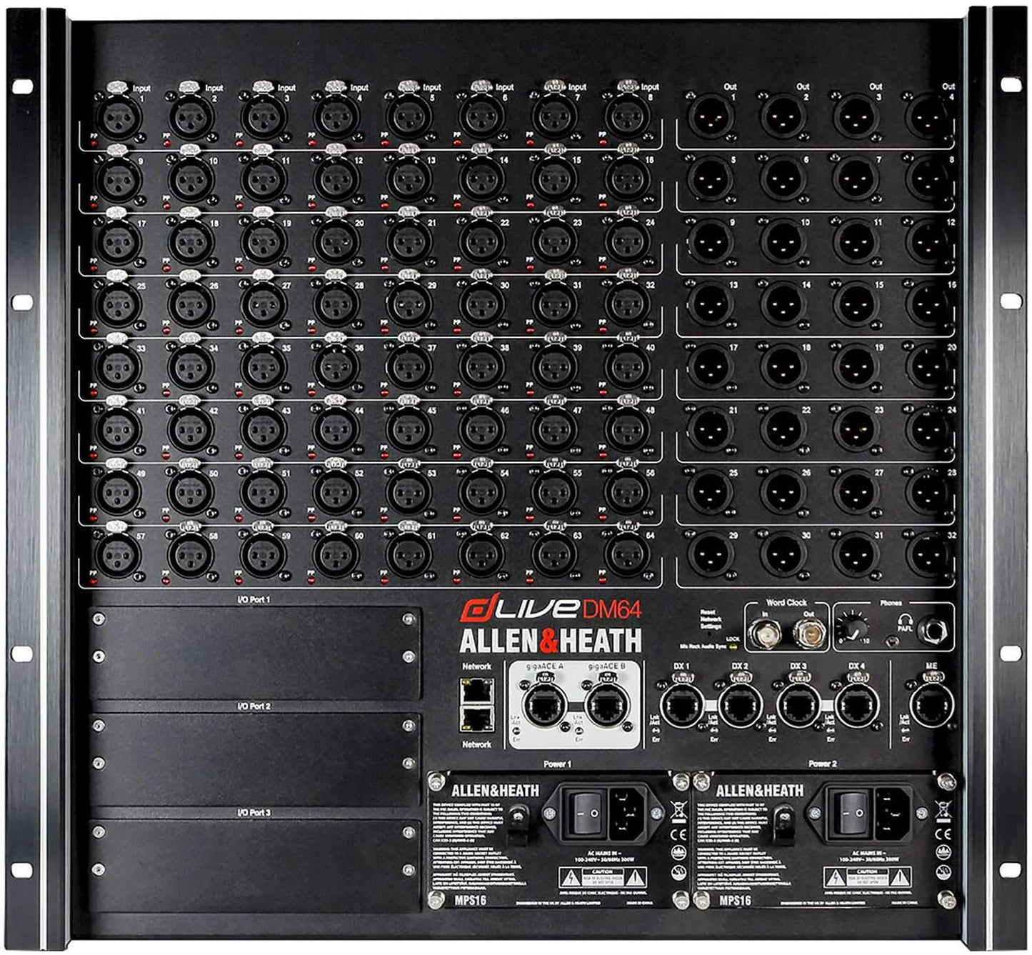 Allen & Heath DM64 dLive S Class MixRack Mixer - ProSound and Stage Lighting