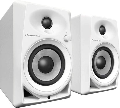 Pioneer DM-40-W White Powered Desktop Monitors - ProSound and Stage Lighting