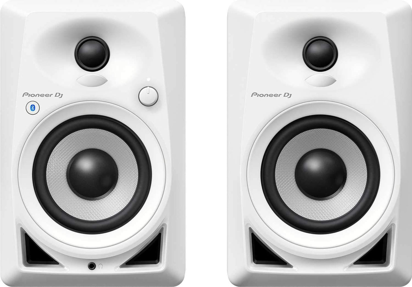 Pioneer DM-40BT 4-Inch Powered Monitor Pair with Bluetooth - White - ProSound and Stage Lighting