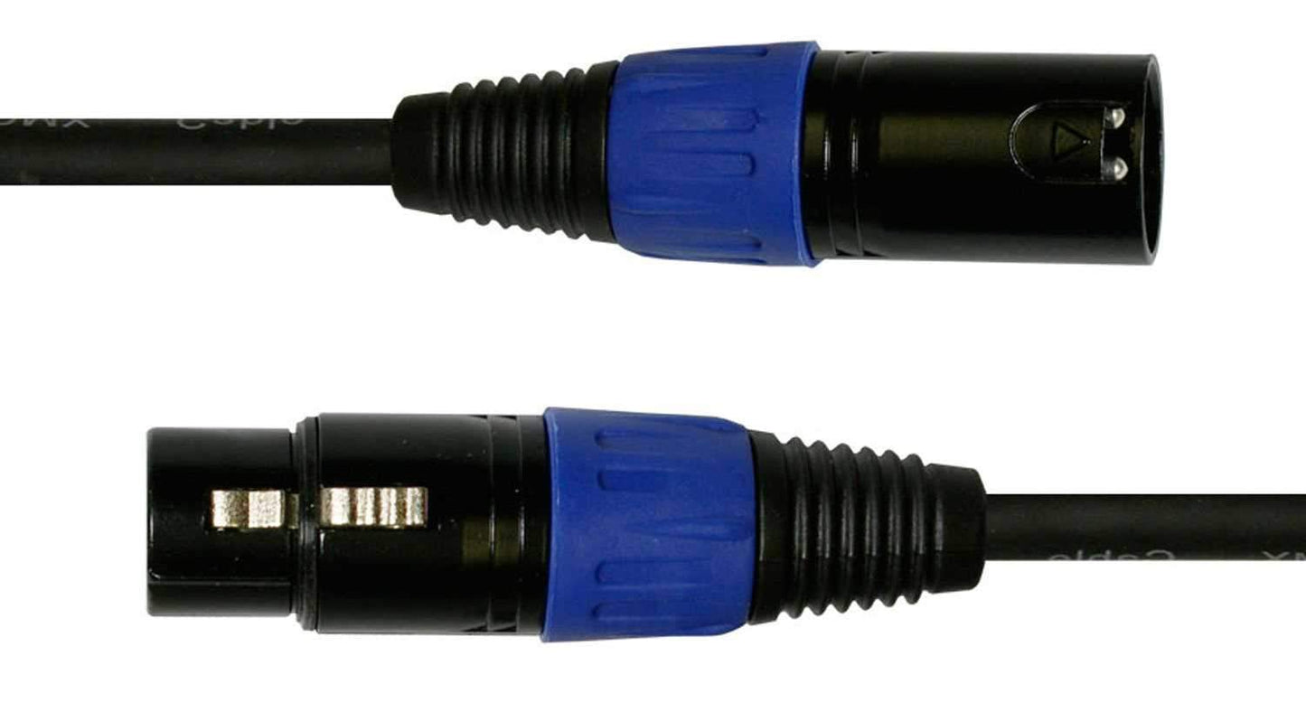 Blizzard 3-Pin XLR (M) to XLR (F) DMX Cable 1.5ft - ProSound and Stage Lighting