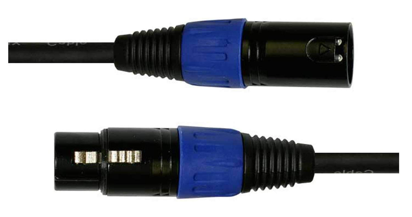 Blizzard 3-Pin XLR (M) to XLR (F) DMX Cable 50ft - ProSound and Stage Lighting