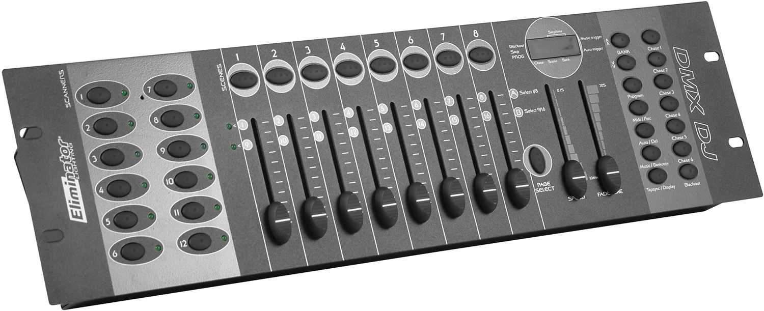 Eliminator DMX-DJ 12 Channel DMX Controller - ProSound and Stage Lighting