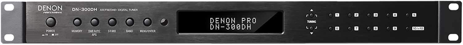 Denon Pro DN-300DH AM/FM/DAB Digital Tuner - ProSound and Stage Lighting