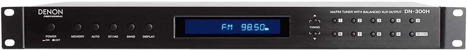 Denon Pro DN-300H Digital AM/FM Tuner - ProSound and Stage Lighting