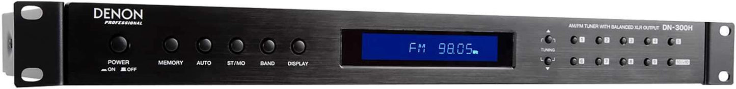 Denon Pro DN-300H Digital AM/FM Tuner - ProSound and Stage Lighting