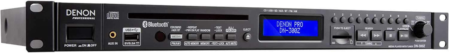 Denon Pro DN-300Z CD/Media Player with Bluetooth - ProSound and Stage Lighting