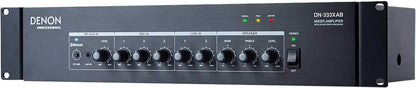 Denon Pro DN-333XAB 6-Channel Line Mixer Amplifier - ProSound and Stage Lighting