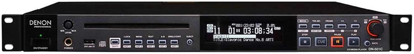 Denon DJ DN-501C Rackmount CD/Media Player - ProSound and Stage Lighting