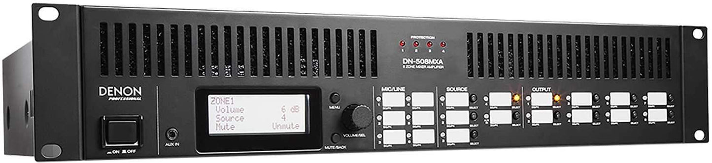 Denon Pro DN-508MXA Powered 8-Zone Digital Mixer - ProSound and Stage Lighting