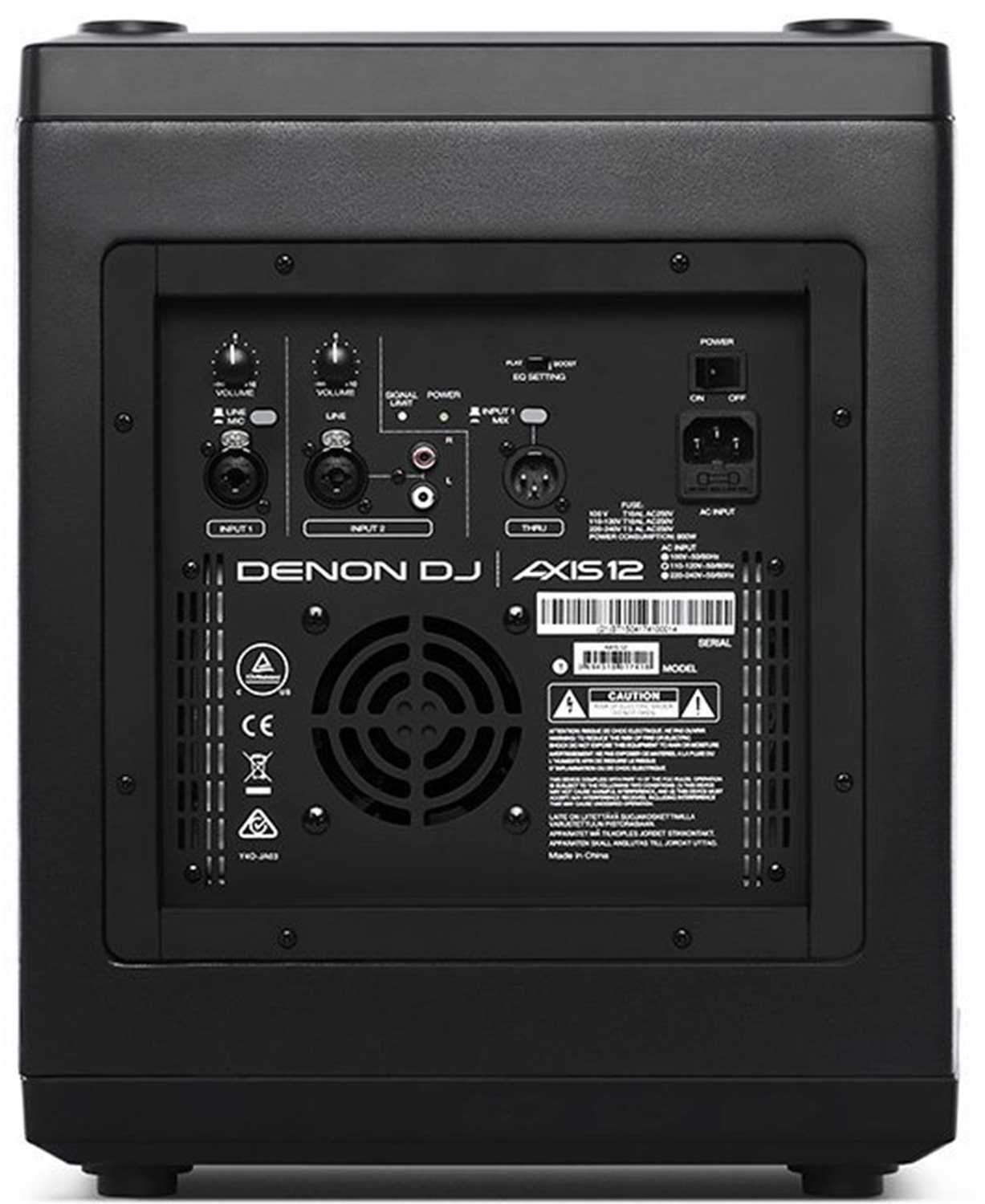 Denon DJ Axis 12 2000W 12-Inch 2-Way Powered Speaker - ProSound and Stage Lighting