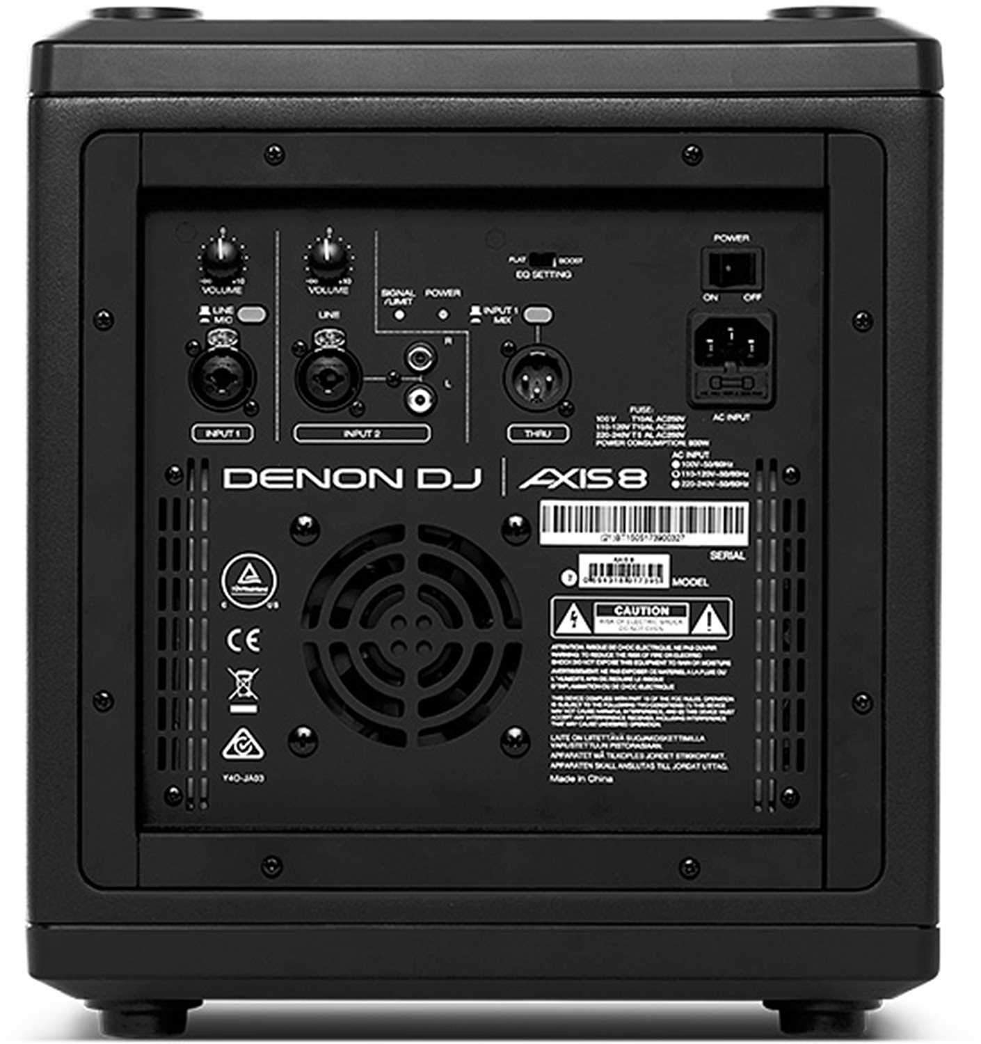 Denon DJ Axis 8 2000W 8-Inch 2-Way Powered Speaker - ProSound and Stage Lighting