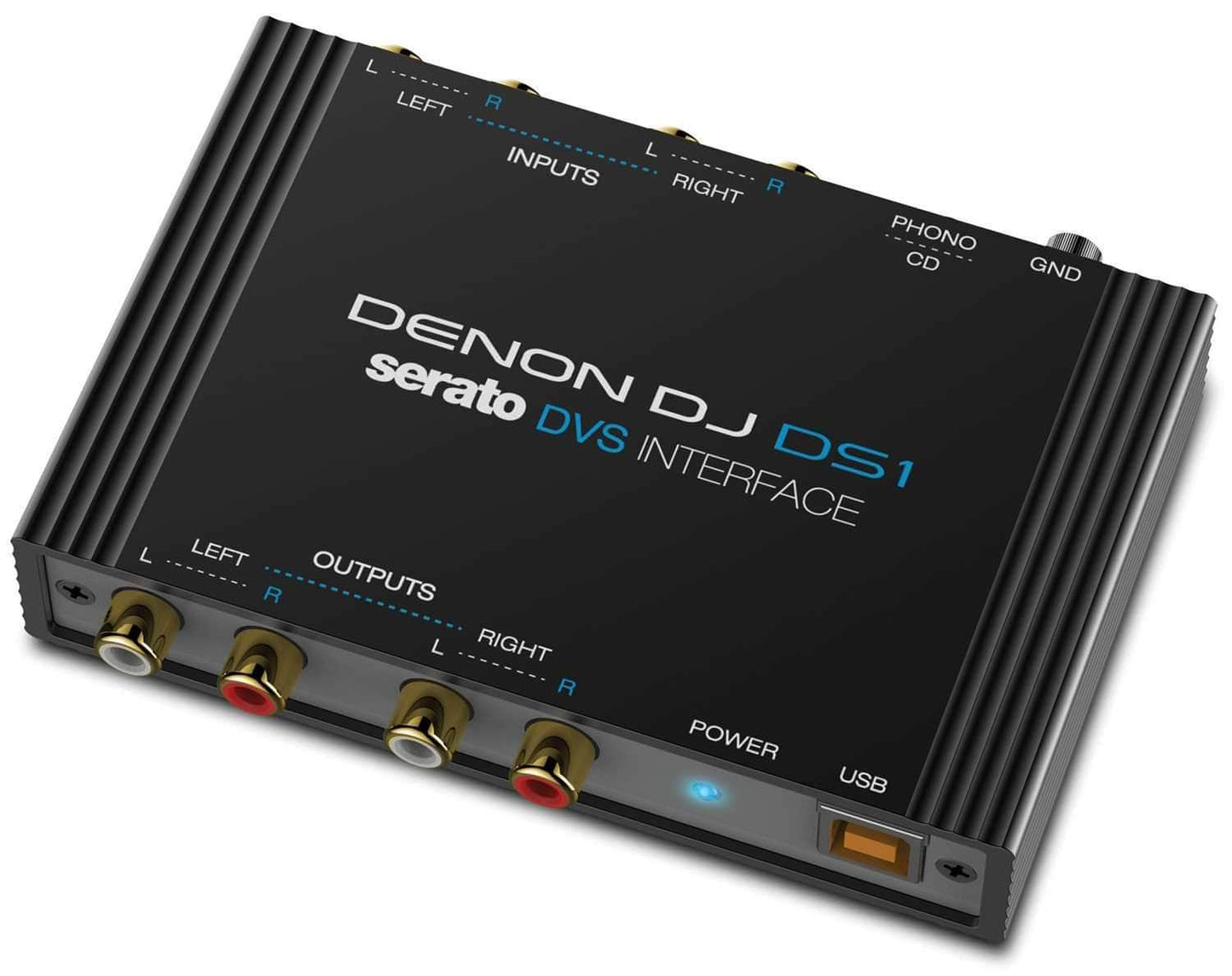 Denon DJ DS1 Serato 4-channel USB Audio Interface for Serato DJ/DVS - ProSound and Stage Lighting