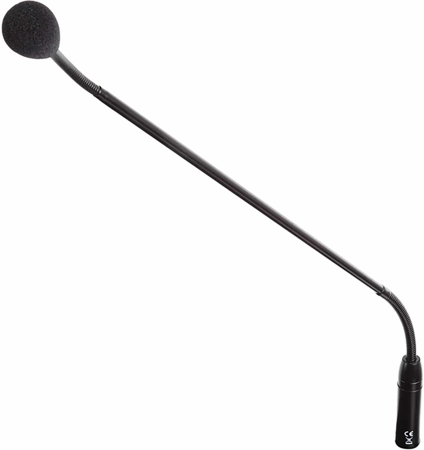 Denon Pro DN-GNB Black XLR Gooseneck Microphone - ProSound and Stage Lighting